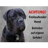 Individuelles Hundeschild im DIN A5-Format mit Ihrem eigenen Hund und Text