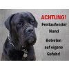 Individuelles Hundeschild im DIN A4-Format mit Ihrem eigenen Hund und Text