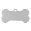 Edelstahl Hundemarke Knochen