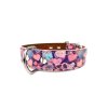 Lederhalsband GRETHA - mit oder ohne Text, Name und Nummer auf dem Halsband kostenlos