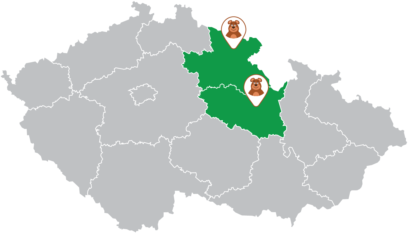 Mapa Realizace naklíč
