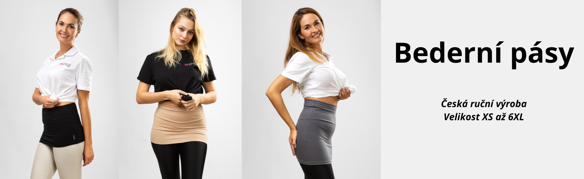 Bederní pásy z české dílny VFstyle
