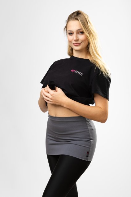 Ledvinový pás Premium, šedý