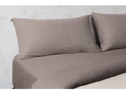 New jersey potah na polštář taupe Velfont