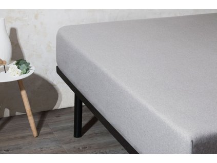 New jersey prostěradlo světle šedá Velfont