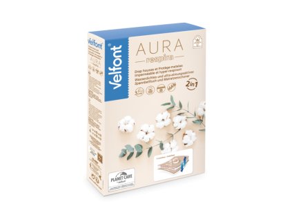 Aura z organické bavlny bílá Velfont