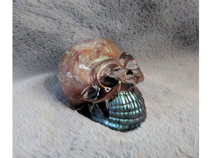 lebka s tekutým jádrem metalická