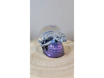 lebka s tekutým jádrem modrofialová
