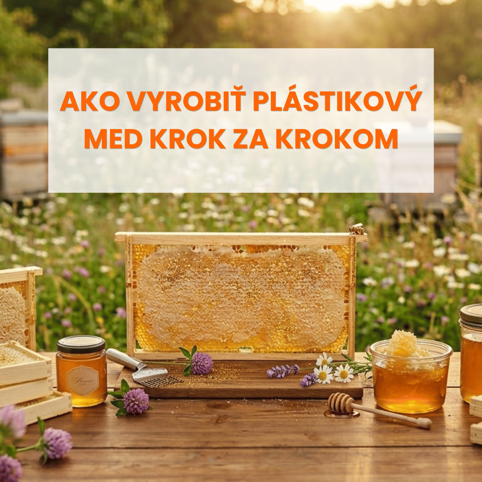 Ako vyrobiť plástikový med krok za krokom
