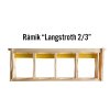 ramik langstroth 23 drevo