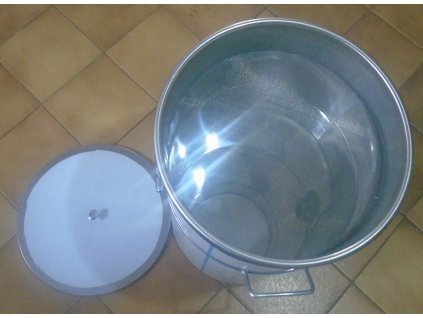 Nádoba na med z filtrom 35 l (50 kg) (z nerezovej ocele, kohútik nerez) AVV1662N (1)