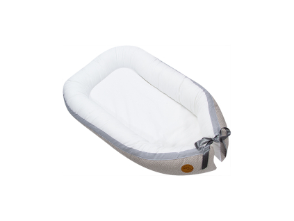 Hnízdečko pro miminko DELUXE SOFT LIGHT GREY