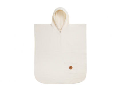 Bavlněné pončo DELUXE ivory
