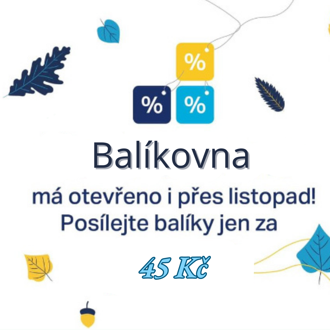 Venku padá listí i teplota, u nás zase cena za Balíkovnu