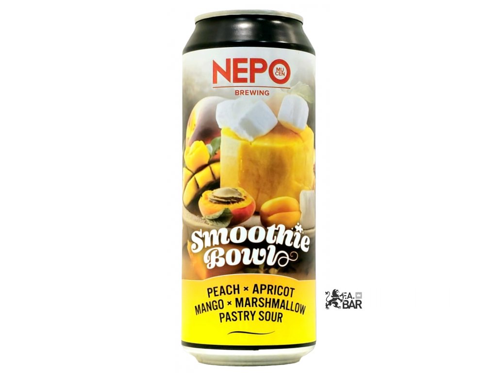NEPOMUCEN - 18°Smoothie Bowl - Peach x Apricot x Mango x Marshmallow 0,5l can 5,6% alc.