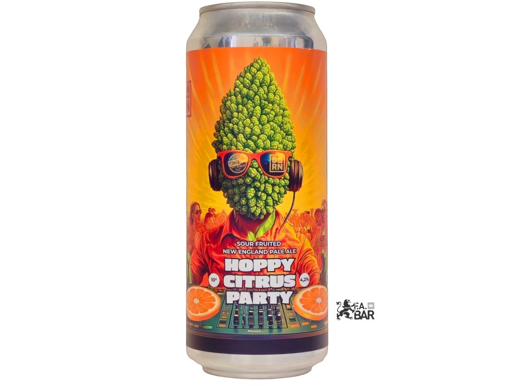 Permon/Barn Beer - 10°Hoppy Citrus Party 0,5l plech  4,2% alk.