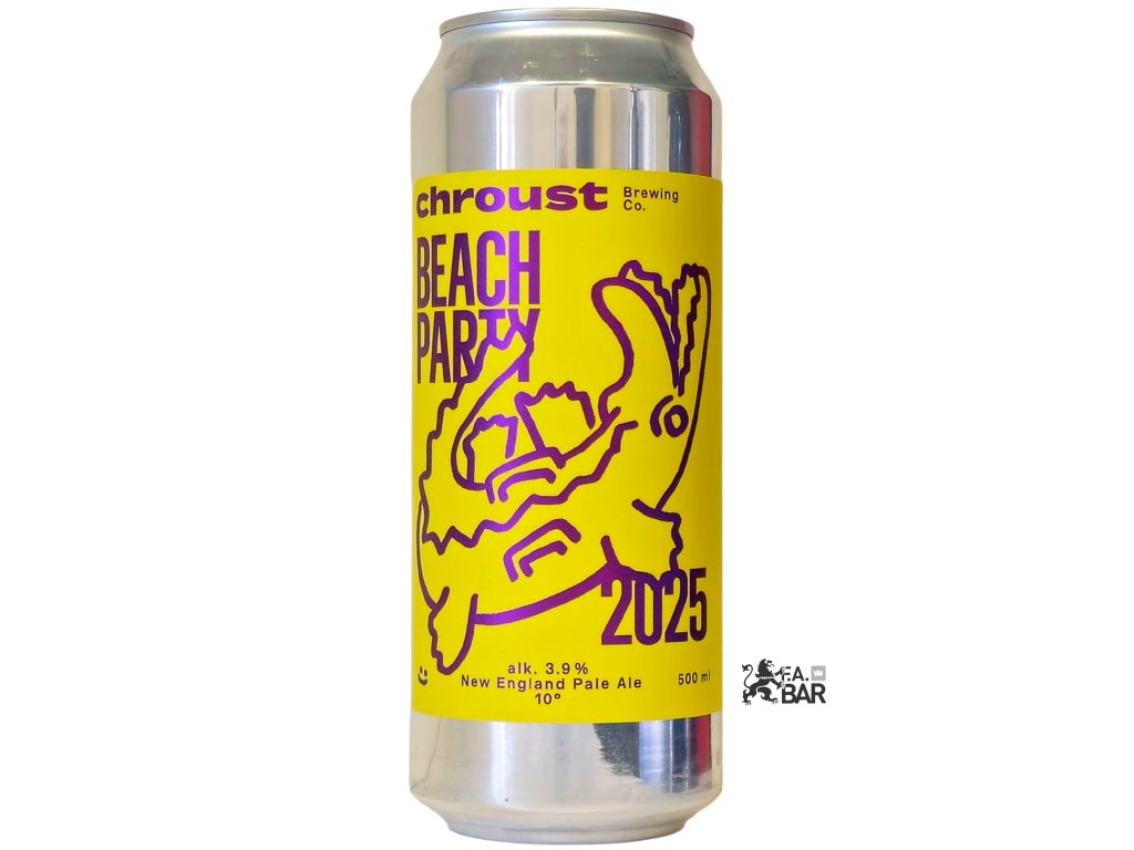 Chroust - 10°BEACH PARTY 2025 0,5l plech 3,9%alc.