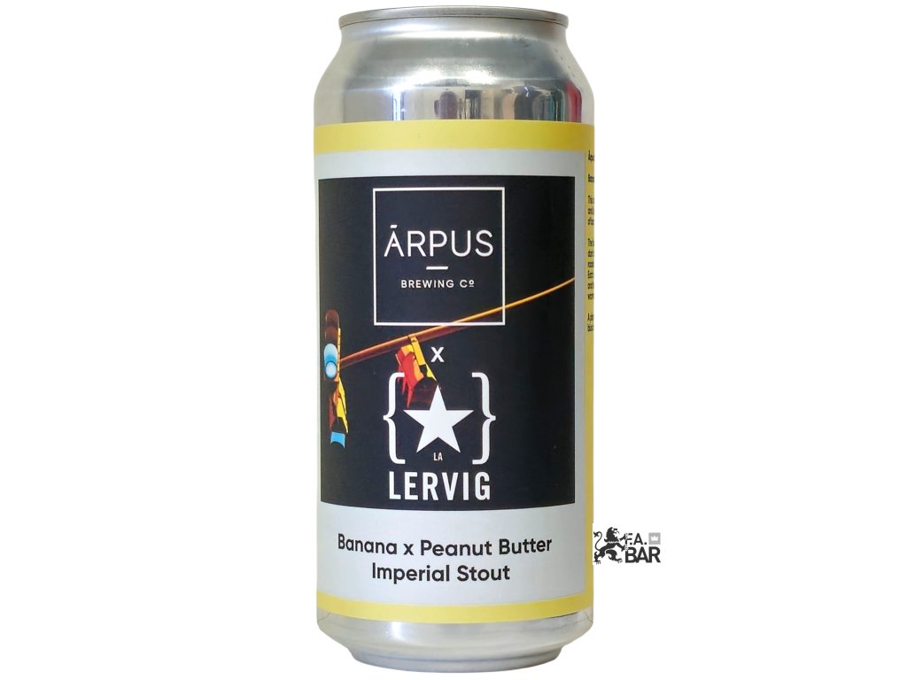 Arpus/Lervig - Banana x Peanut Butter Imperial Stout 0,44l can 12% alk.