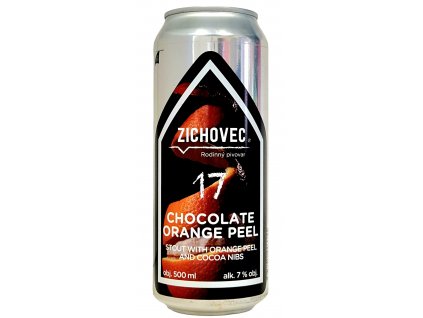 Zichovec - 17°Chocolate Orange Peel Stout 0,5l can 7% alc.