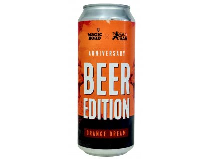 Magic Road/F.A.Bar - 18°Anniversary Beer Edition - ORANGE DREAM 500ml can 5,2% alc.