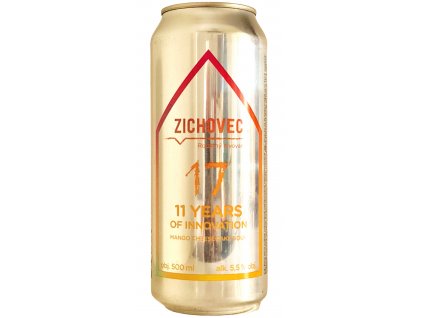Zichovec - 17°11 Years of Innovation  0,5l can 5,5% alc.