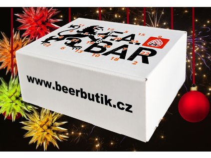 F.A.Bar - Dárkový DEGUSTAČNÍ BOX - !! PRÁZDNÁ Krabice !! - !! Empty box !! 24 přihrádek na plechovky piva