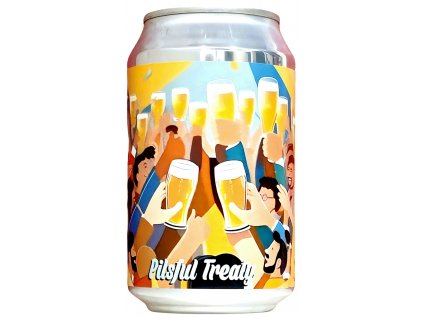 Sibeeria/ Brasserie Atrium - Pilsful Treaty  0,33l plech 6% alk.