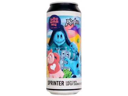 Browarny - 18°Sprinter 500ml plech 7% alk.