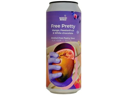 Magic Road - 10°Free Pretty - Mango, Passionfruit & White Chocolate 500ml can 0,5% alc. Magic Road - 10°Free Pretty - Mango, Passionfruit & White Chocolate 500ml can 0,5% alc.