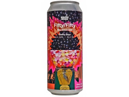 Magic Road - 18°Fifty / Fifty Blackcurrant 500ml can 5,6% alc.