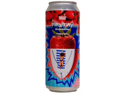 Magic Road - 18°Fifty / Fifty Strawberries 500ml can 5,6% alc.