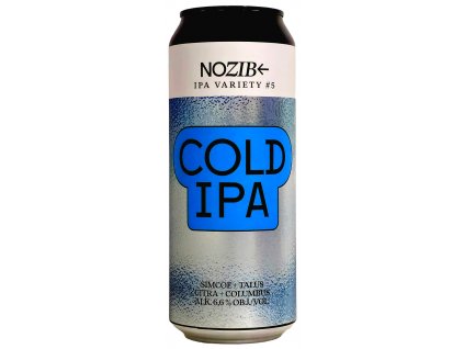 NOZIB - 14°IPA VARIETY #5 Cold IPA 0,5l can 6,6% alc.