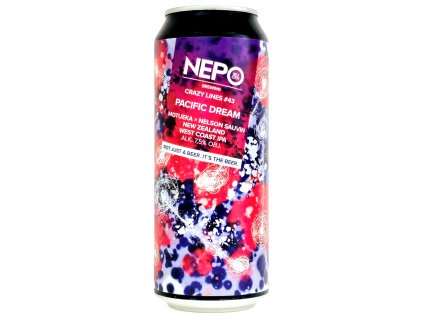 Nepomucen - Crazy Lines #43: Pacific Dream 500ml can 7,5% alc.