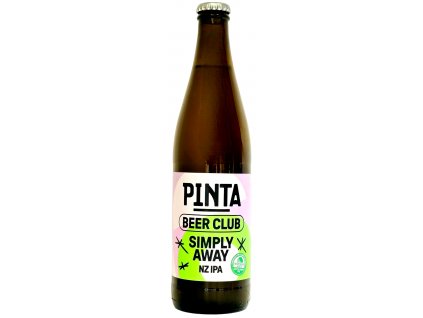 PINTA  - Beer Club: Simply Away 0,5l sklo 6% alc.