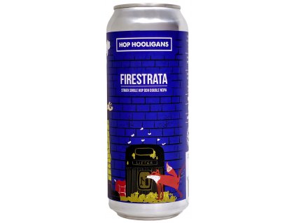 HOP HOOLIGANS - Firestrata 500ml plech 8% alc.