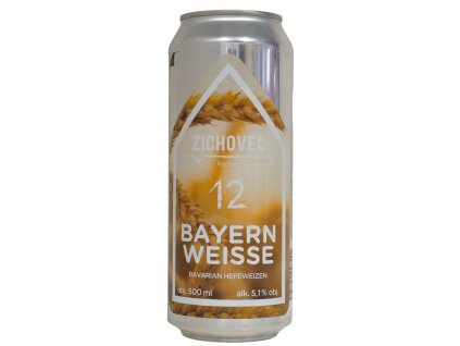 Zichovec - 12°Bayern Weisse 0,5l plech 5,1% alk.