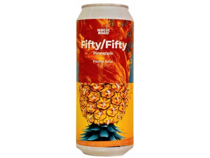 Magic Road - Fifty/Fifty Pineapple 500ml can 4% alc.