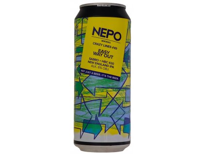 Nepomucen - Crazy Lines #49: Easy Way Out 500ml can 6% alc.