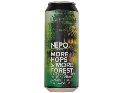 Nepomucen - 15,1°More Hops  & More Forest 2024 500ml can 6,5% alc.