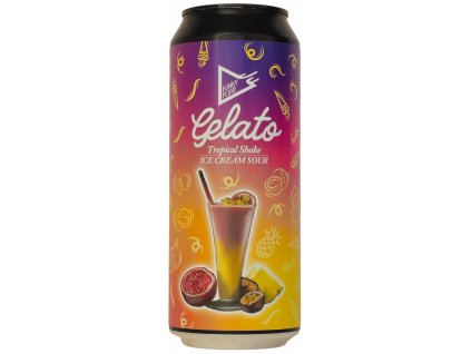 Funky Fluid - 18°Gelato: Tropical Shake 0,5l plech 5,5% alc.