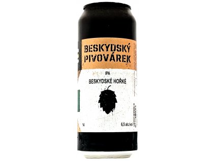 Beskydský pivovárek - Beskydské hořké 14° 0,5l plech 6,5% alk.