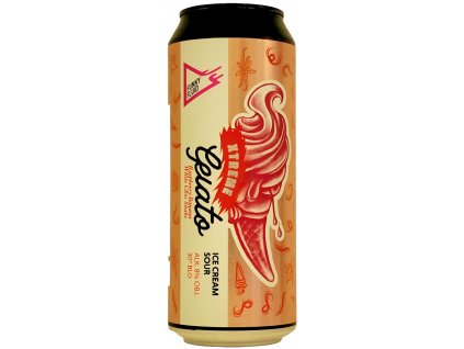 Funky Fluid - 30°TRIPLE Gelato XTREME: Raspberry Banana White Choc Shake 0,5l can 8% alc.