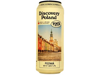 PINTA - 16°Discovery Poland: Poznan 0,5l plech 7%alc.