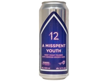 Zichovec - 12°A Misspent Youth 0,5l can 5,1% alk. Zichovec - 12°A Misspent Youth 0,5l can 5,1% alk.