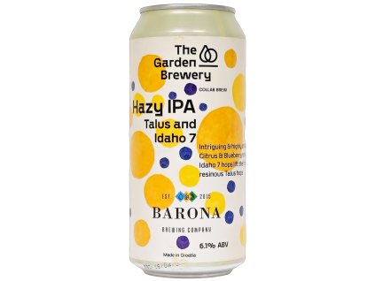Garden/Barona - 15°Hazy Ipa Talus & Idaho 7 440ml can 6,1% alc.