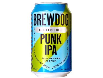 BrewDog - PUNK IPA GLUTEN FREE 330ml can 5,4% alk.