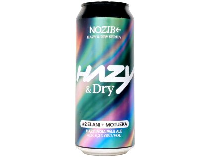 NOZIB - Hazy & Dry #2 Elani + Motueka 0,5l can 6,2% alc. 