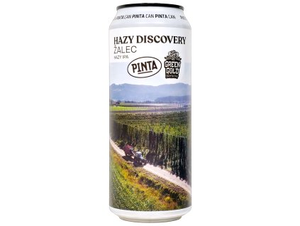 PINTA / Green Gold Brew. - 16°Hazy Discovery Žalec 0,5l can 6%alc.