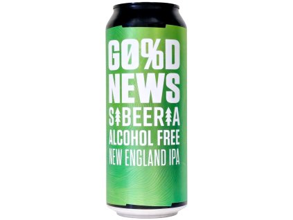 Sibeeria - Go%d - Good News: New England IPA FREE 0,5l can <0,5% alk.