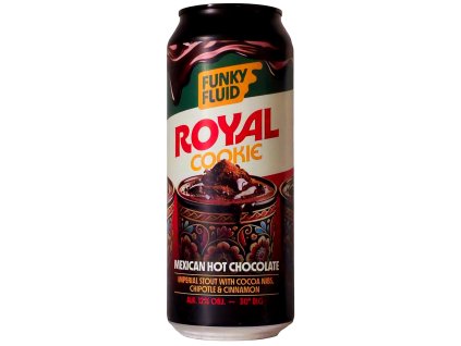 Funky Fluid - Royal Cookie: Mexican Hot Chocolate 0,5l can 12% alk.